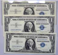 10 CH CU $1 1957B Silver Certificates