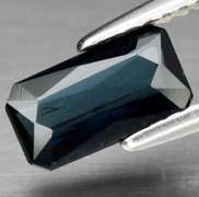 Elegant 1.08ct 8.2mm untreated gray blue Tourmaline