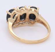 Gorgeous Yellow Gold Garnet Cocktail Ring