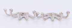 Edgy & Sleek 14kt WG Spikey Diamond Earrings Jackets