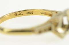 14K Yellow Gold Vintage NOS 1950's 5.8mm Engagement Setting Ring