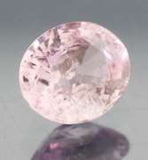 Stunning 1ct UNHEATED whisper pink Morganite