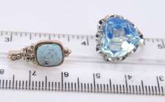 Group Lot of 4 Vintage Sterling Silver Earrings