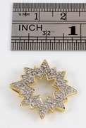 Sparkling 8 Point Star Pendant