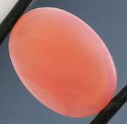 Gorgeous 9ct coral pink Opal cabochon