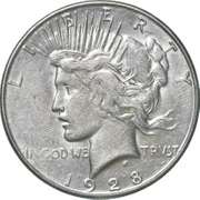 1928-S Peace Silver Dollar