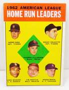 1962 American League Home Run Leaders Baseball Card