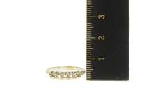 14K White Gold Vintage NOS 1950's Wedding Band Setting Ring