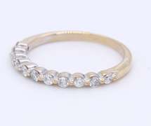 Classic 14kt WG Shared Prong Diamond Band