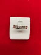 14K WHITE GOLD AND DIAMOND BAND