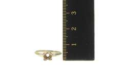14K Yellow Gold 4.25mm Setting Vintage NOS 1950's Engagement Ring
