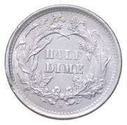 1872-S Seated Liberty Half Dime