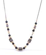 Vintage Sterling Silver Beads Necklace
