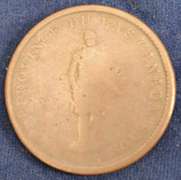 1837 Canada Bank Token, Circulated.