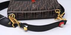 Fendi FF Zucca Canai 2 Way Handbag