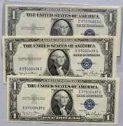8 Slider 1935 D $1 Silver Certificates