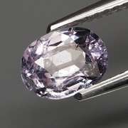 Glittering steely violey UNTREATED 1.34ct Sapphire