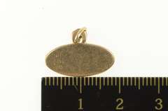10K Yellow Gold Harris Teeter Grocery Store Oval Charm/Pendant