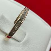10K YELLOW GOLD DIAMOND BAND