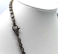 Gorgeous Mine Cut Diamond Necklace