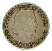 1893 Columbian Silver Commmemorative Half Dollar