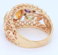 Ideal Yellow Gold oval Citrine Ring