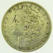 1879 Morgan Silver Dollar $1 US Coin