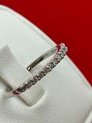 14K WHITE GOLD DIAMOND BAND