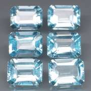 Simply ravishing 10.98ct baby blue Topaz set