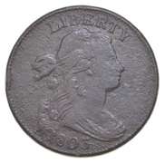 1803 Draped Bust Large Cent - S.248 - Mumps R4+