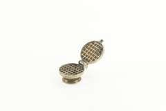 Sterling Silver 3D Waffle Iron Breakfast Cooking Charm/Pendant