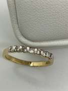 14K YELLOW GOLD AND DIAMOND BAND