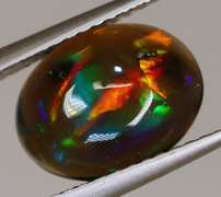 Multi-patterned 1.64ct Welo Black Opal