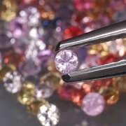 Glittering 4.03ct fancy color Sapphire set