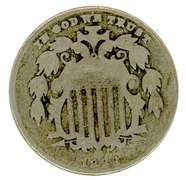 1883 Shield Nickel