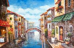 BEAUTIFUL HAND PAINTED OIL PAINTING ON CANVAS