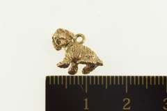 14K Yellow Gold 3D Cocker Spaniel Dog Breed Puppy Animal Charm/Pendant