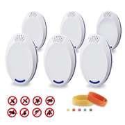 6PC Night Light Pest Repellent Ultrasonic Pest Repeller