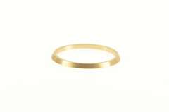 14K Yellow Gold Grooved 1.3mm Vintage NOS 1950's Band Ring