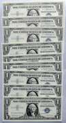 9 CH CU $1 1957B Silver Certificates
