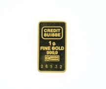 Pure .999 Gold Bar
