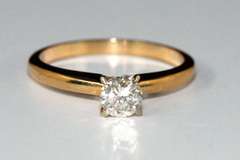 Perfect Engagement Diamond Ring in 14k