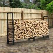 8FT Firewood Rack Wood Storage Holder