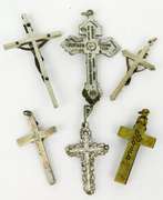 Collection of 6 Vintage Crucifix's