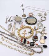 Group Lot of Vintage Sterling Silver Jewelry