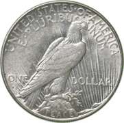1927-S Peace Silver Dollar