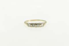 18K Yellow Gold 0.32 Ctw Diamond Classic Wedding Band Ring