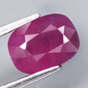 Glistening violet red 1.48ct UNHEATED Ruby