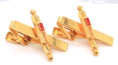 Unique Assortment of 6 Vintage-Inspired Tie Clips
