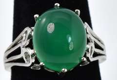Green Stone Ring